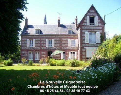 La Nouvelle Criqueboise Bed & Breakfast Criquebeuf-en-Caux Exterior foto